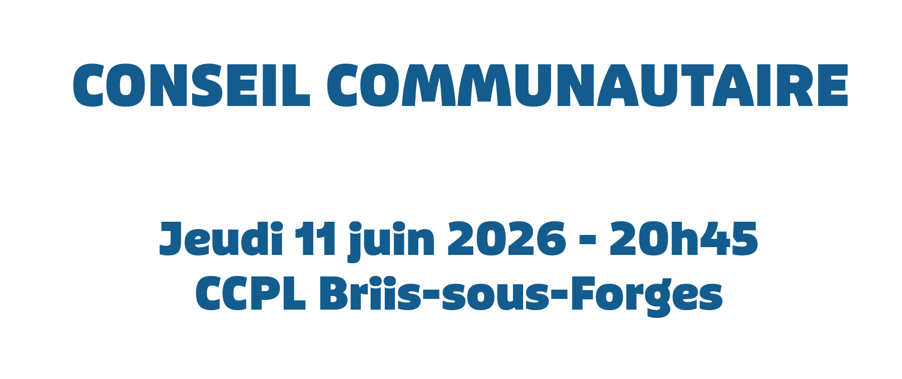 Conseil Communautaire CCPL juin 2026